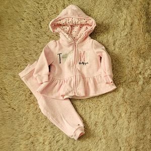 Tommy Hilfiger 2-pc. Ruffled fleece hoodie & pants